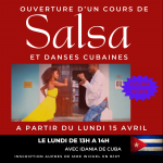 Atelier salsa affiche
